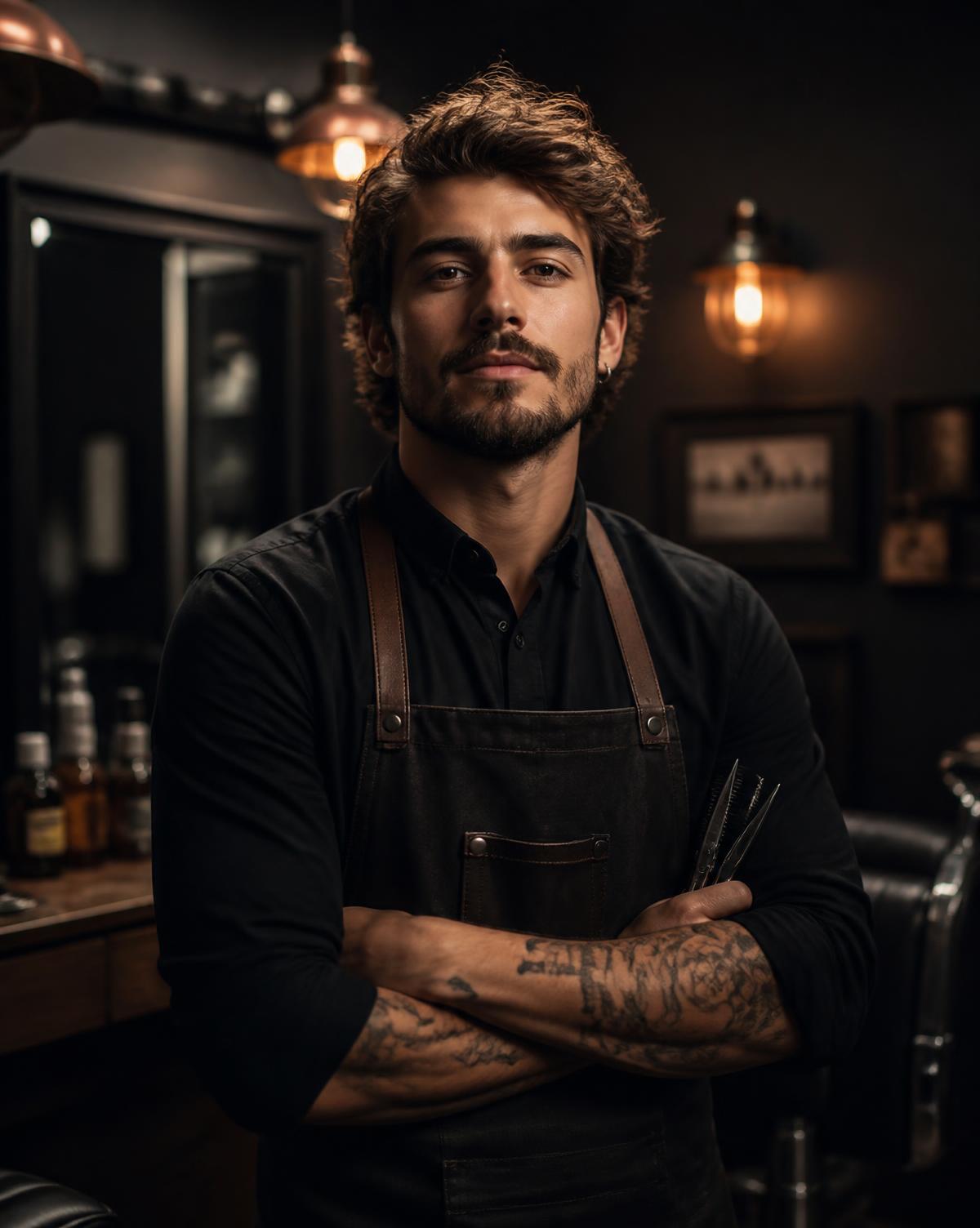 Jano, eigenaar van Barbershop Jano Huizen